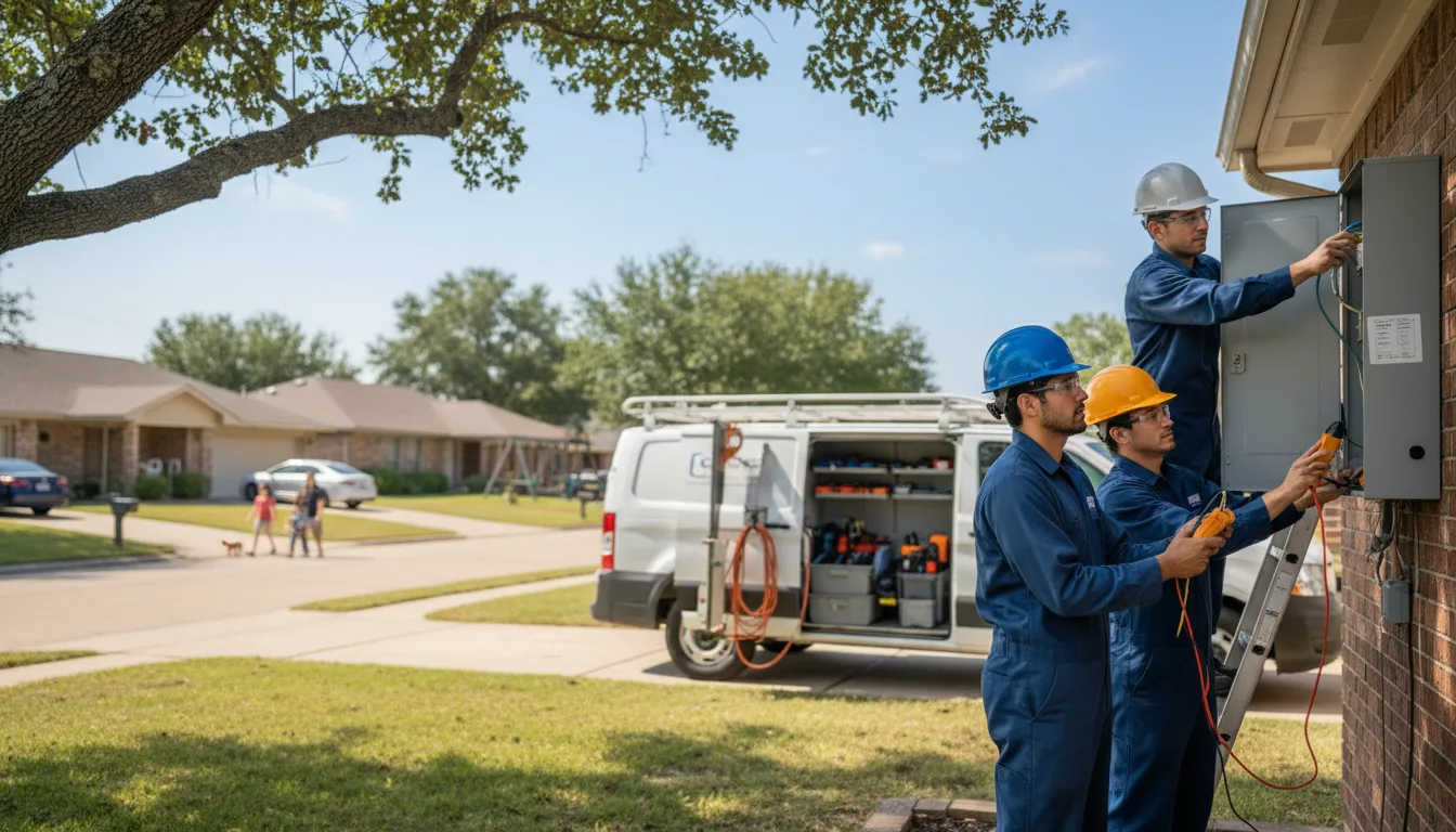 Certified electrician providing emergency electrical services in Old Washington, OH